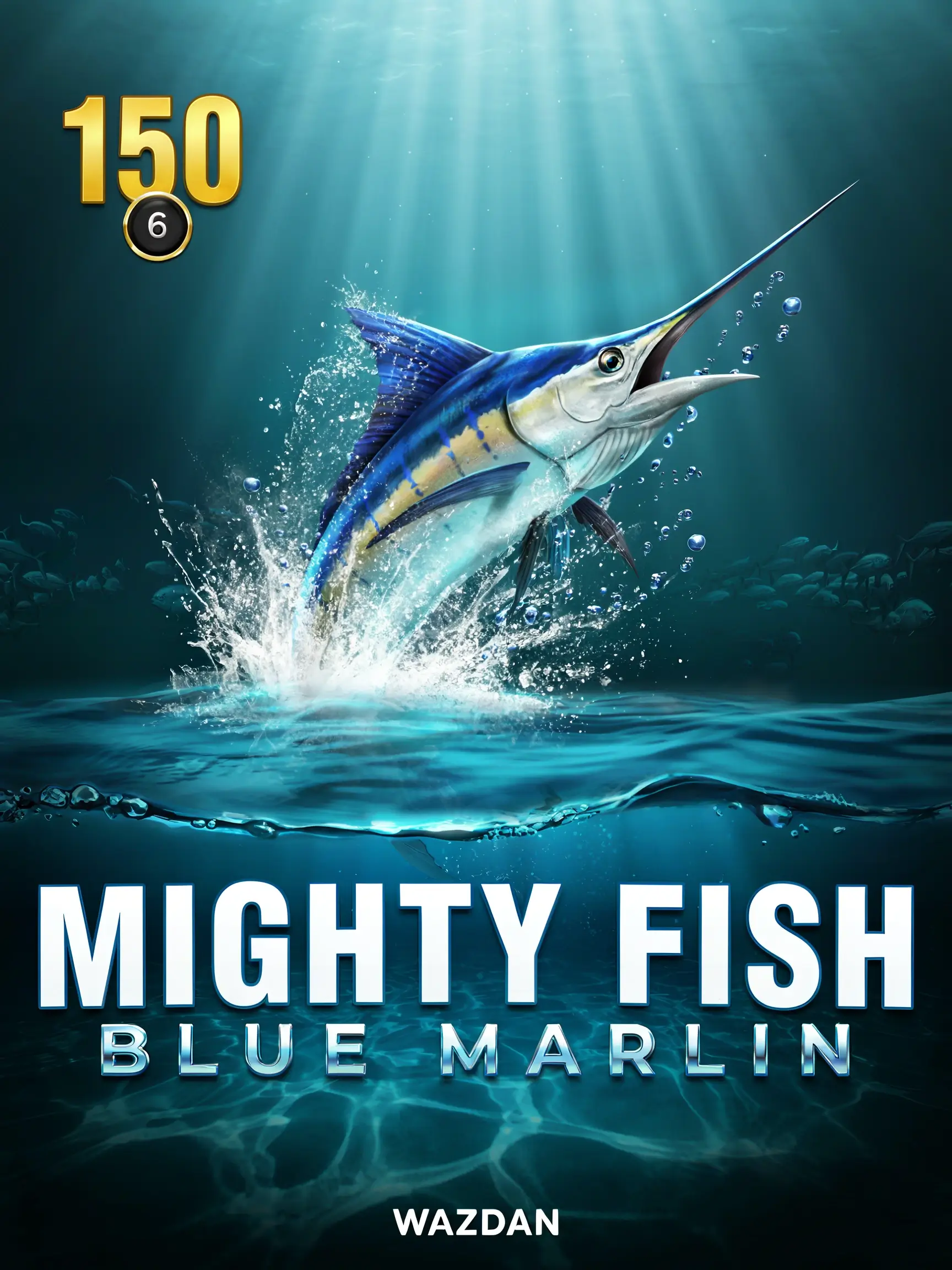 Mighty Fish: Blue Marlin slot game screenshot
